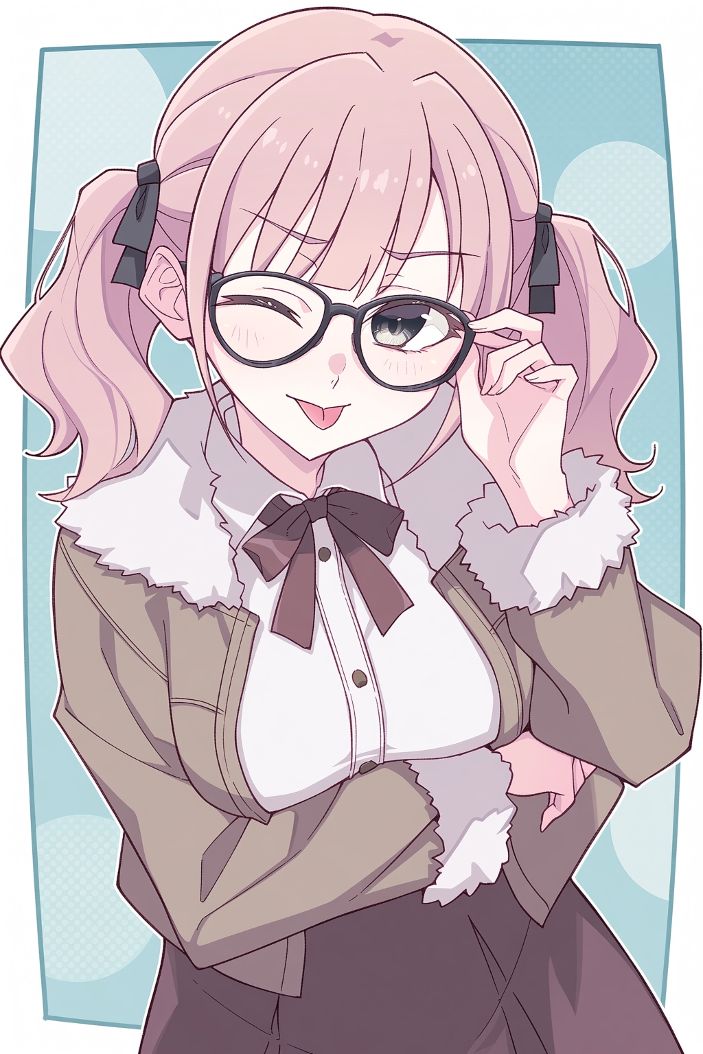 @e20,  hina (girls band cry),  A close-up portrait captures a single anime character centered against a plain white backgr...