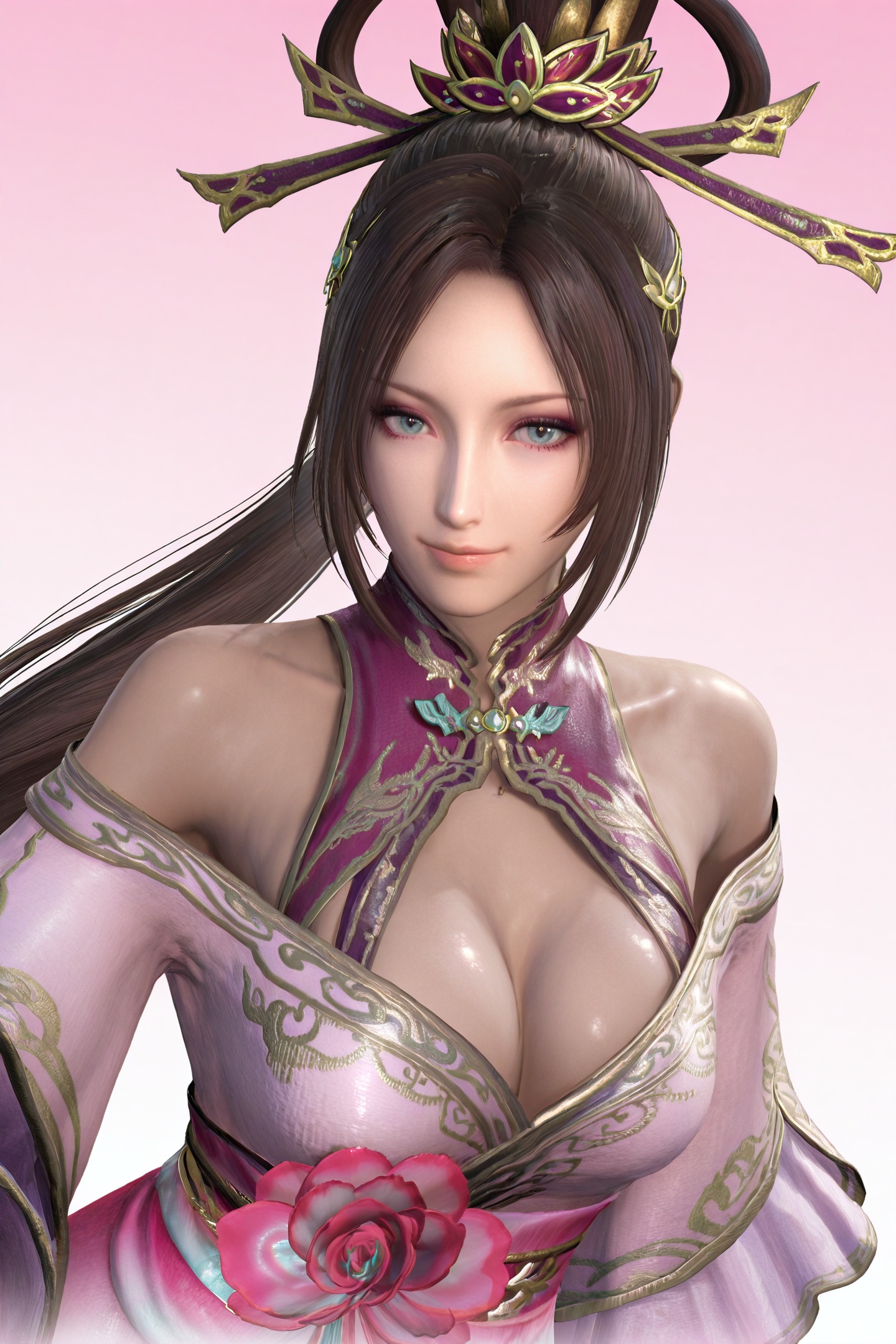 Dynasty Warriors Game CG Style,  diaochan,  1girl on Tensor.Art