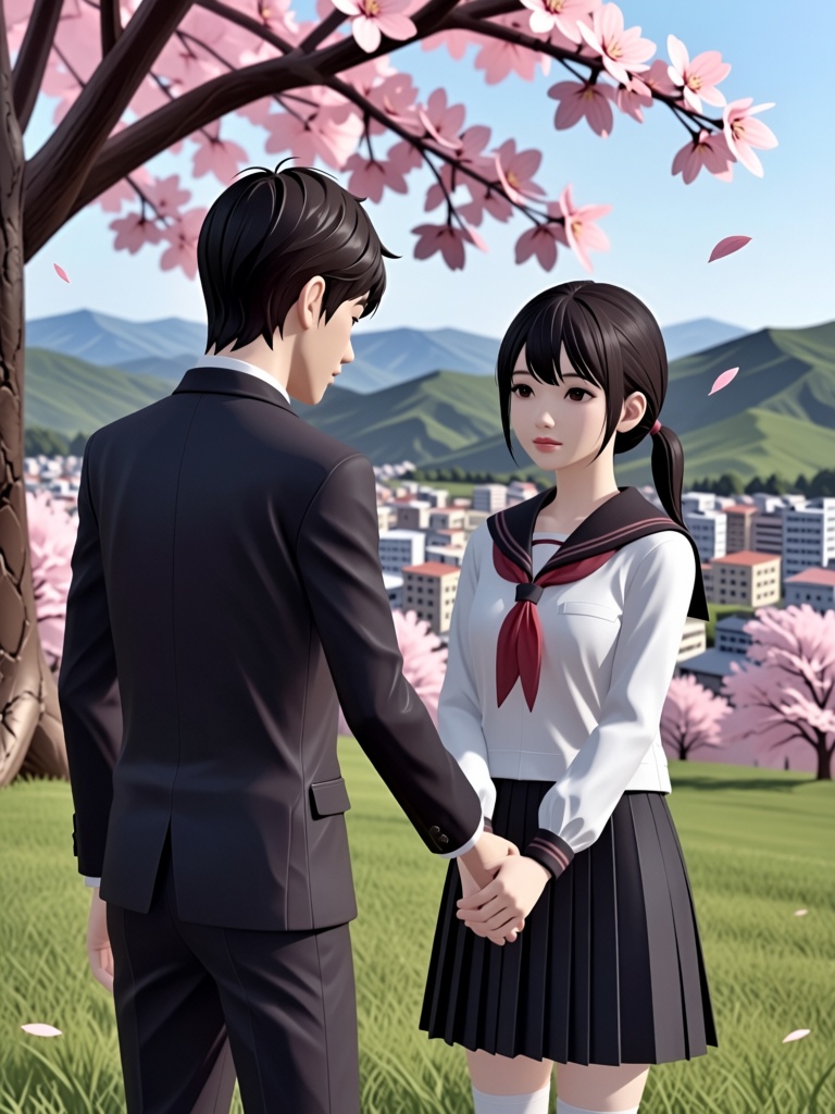sakurairo mau koro,  hetero,  1girl on Tensor.Art