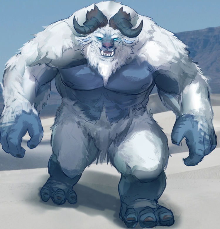 Behemoth Snow Yeti (Tavern of the Spear) by Mr.Guy :) on Tensor.Art