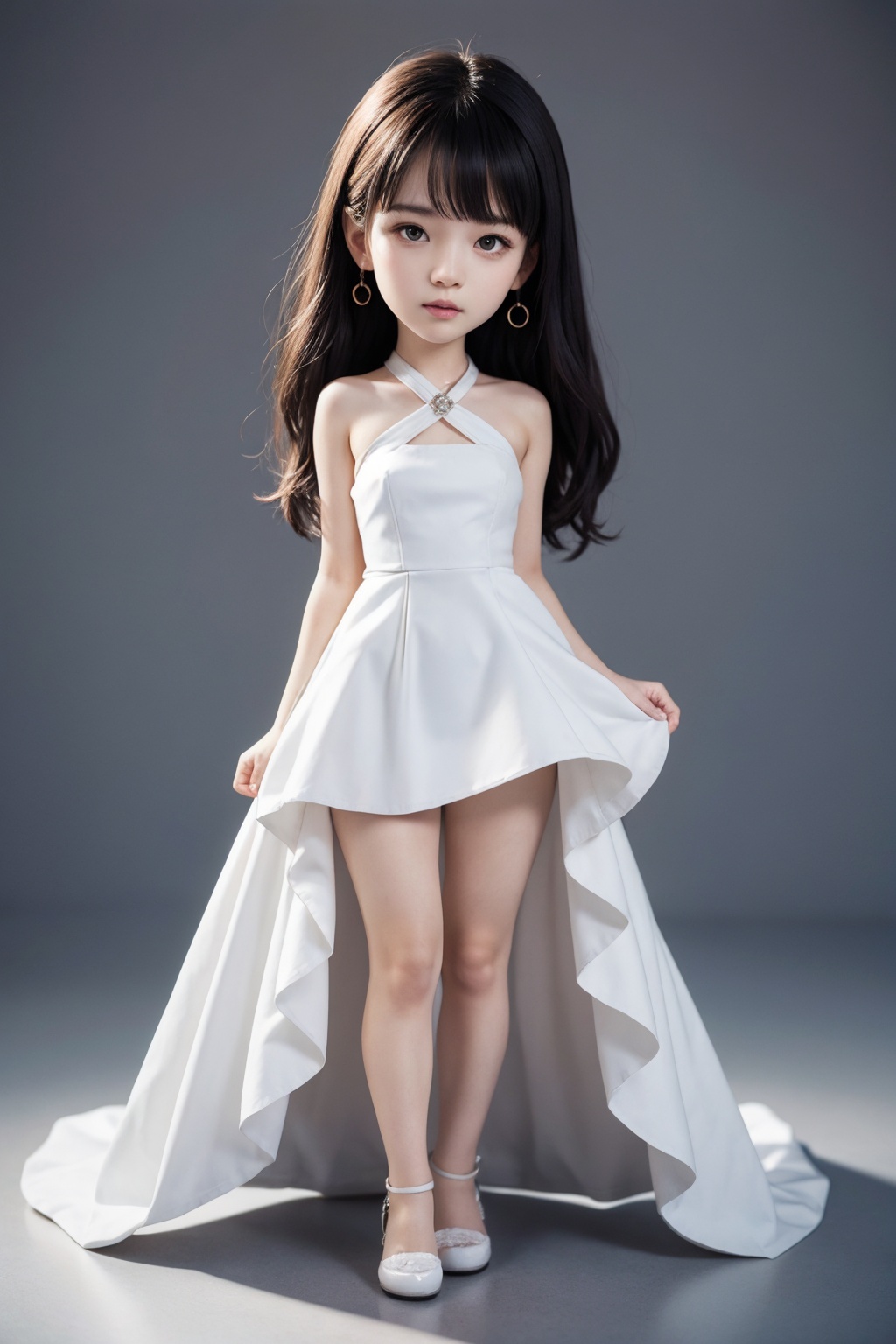 1woman,full body,dress,