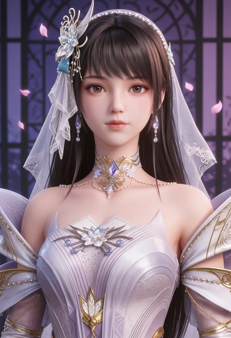 枫玲儿婚服-国漫-Illustrious光辉 by 云落 on Tensor.Art