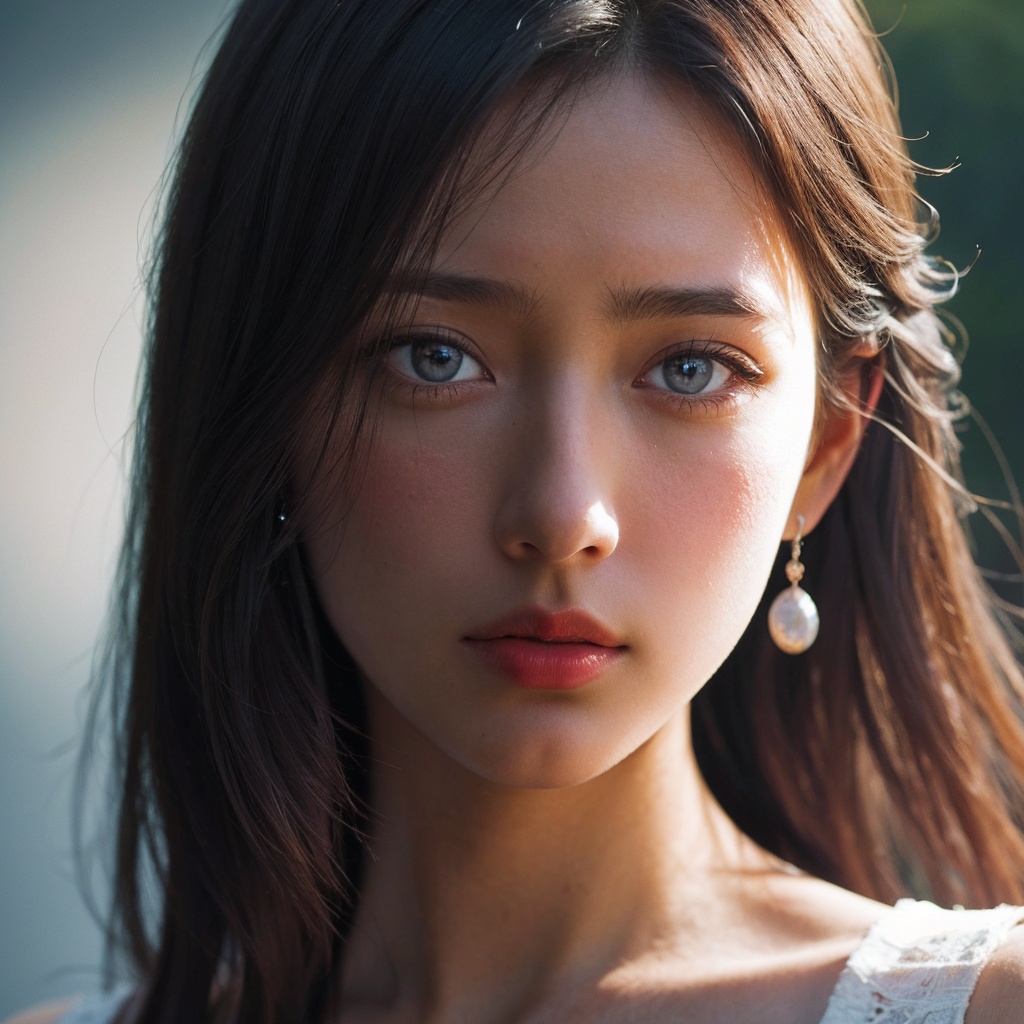 (best quality:1.4),(masterpiece:1.4),(photorealistic:1.4),(Realistic:1.2),(ultra high res, raw photo:1.4),(hdr, hyperdetailed:1.2),(8K:1.2),cinematic photo 1girl,close up to face,<lora:light_slider_v10:5>,(white background:1.2),<lora:AgainMix_SkinTone_v1:0.9>,