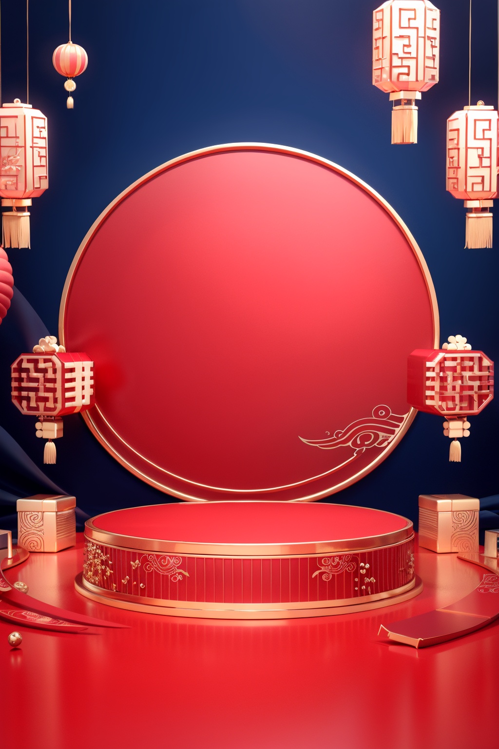 masterpiece,best quality,CNY_stage,no humans,chinese new year,