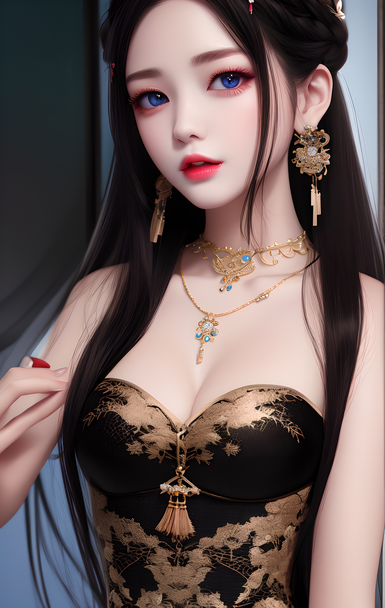 1girl,  long_hair,  solo on Tensor.Art