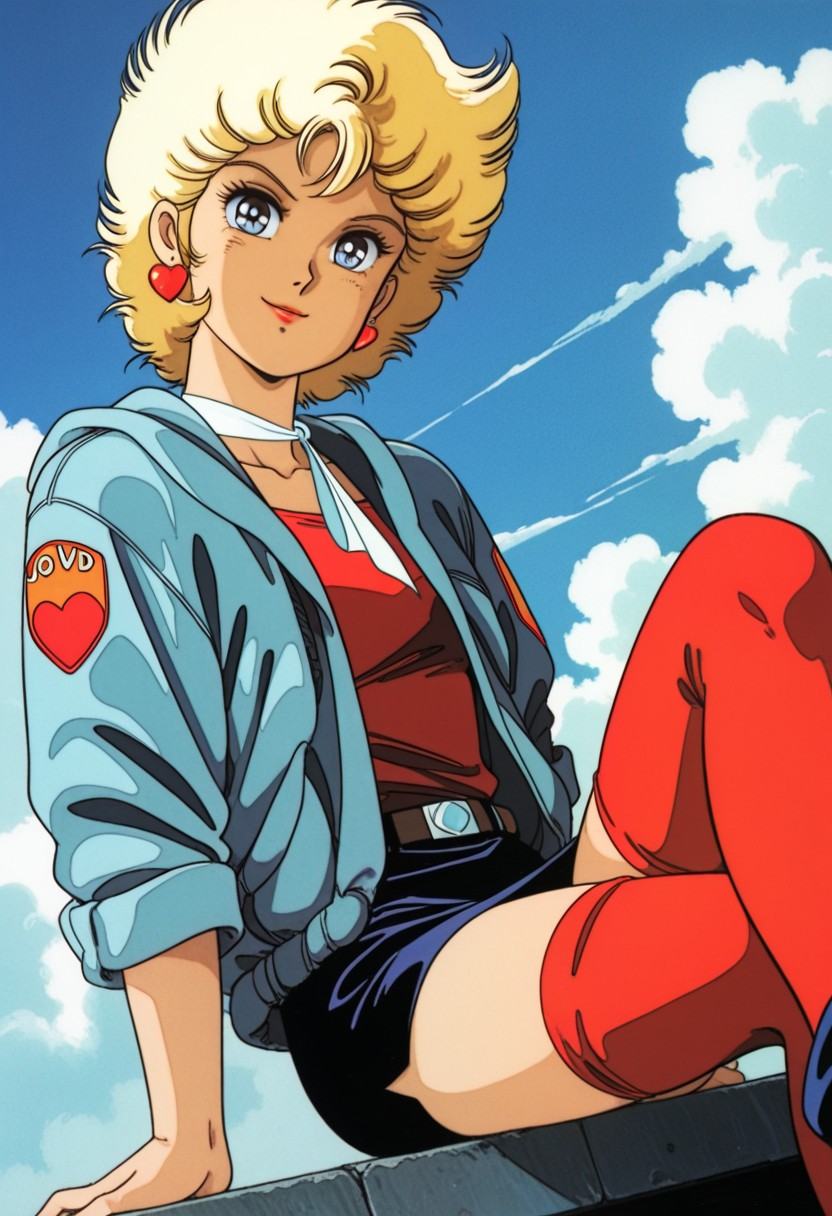 masterpiece,  best quality,  1980s retro anime style on Tensor.Art