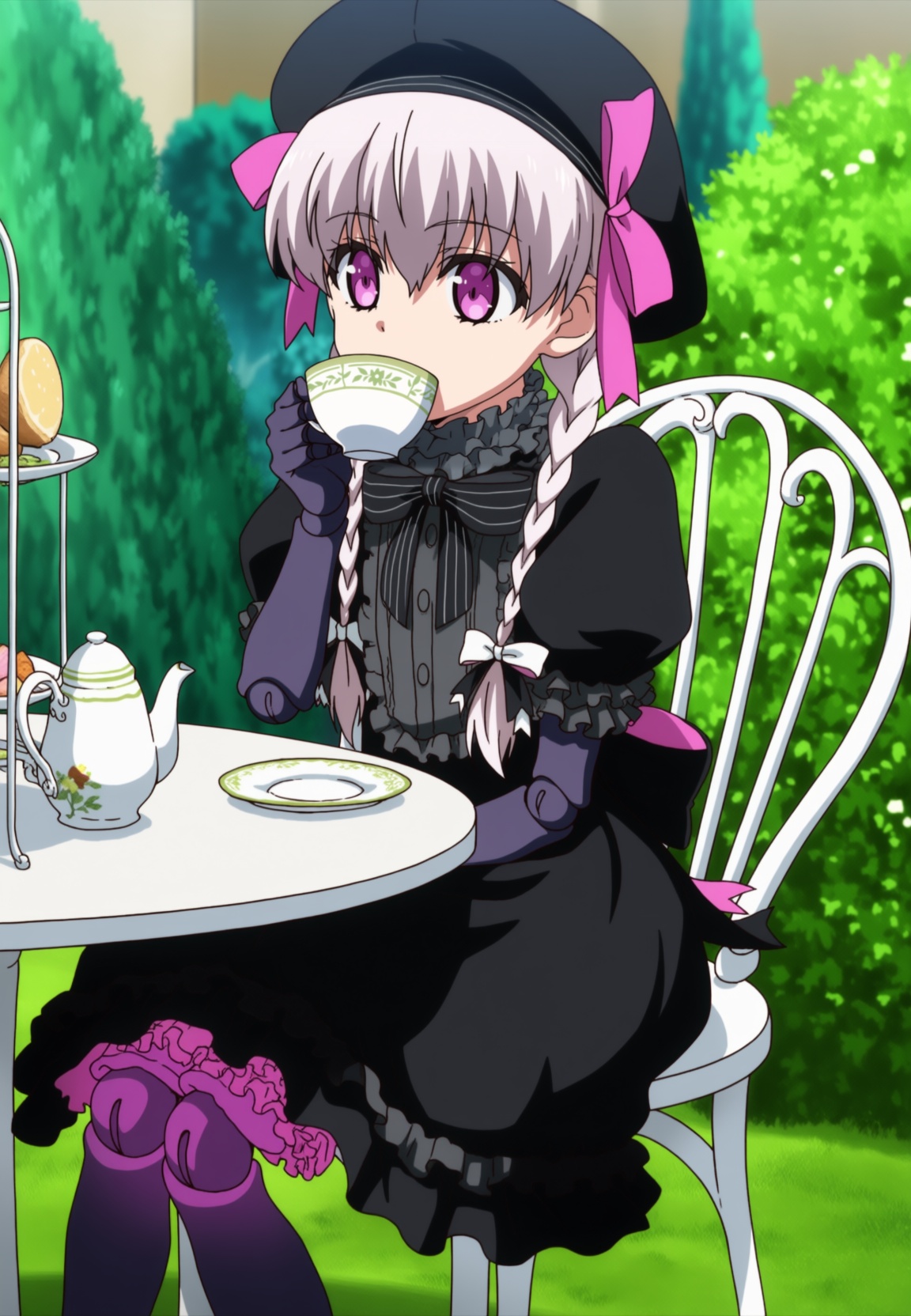 anime screencap,  anime coloring,  long hair on Tensor.Art
