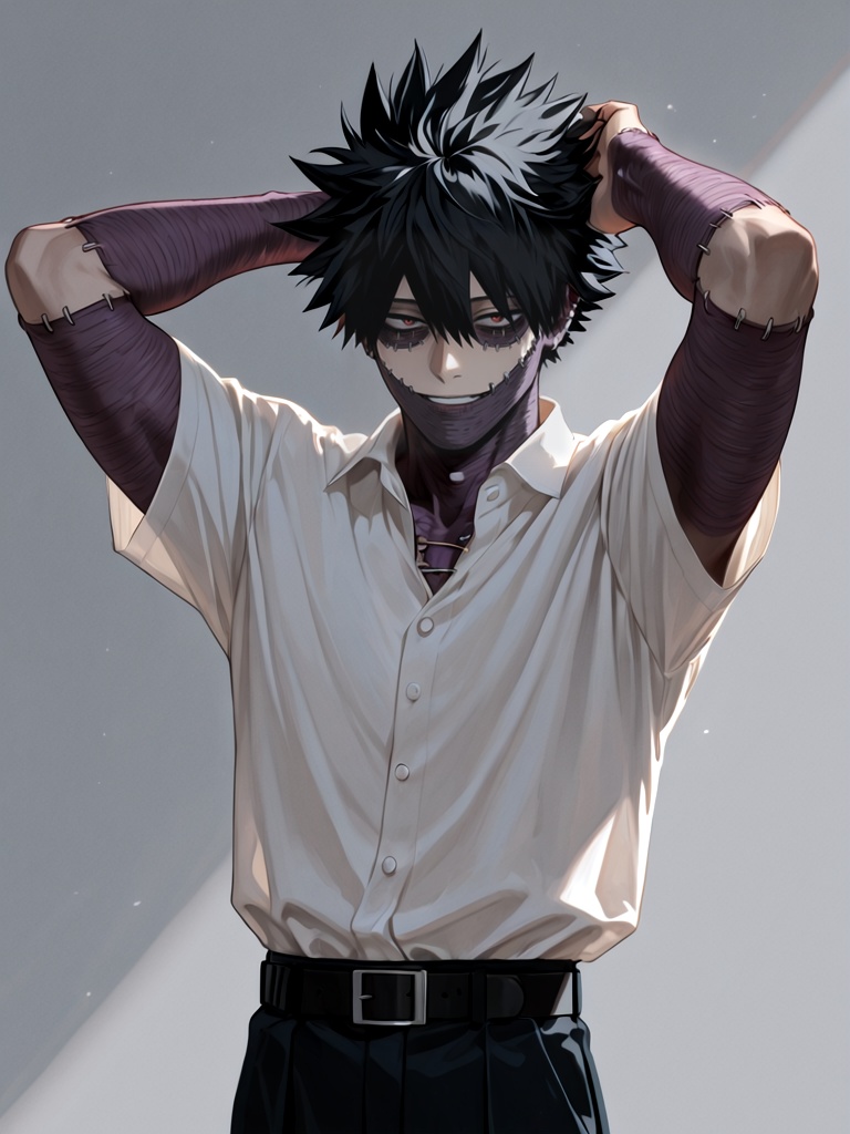 1boy,  dabi (boku no hero academia),  general on Tensor.Art