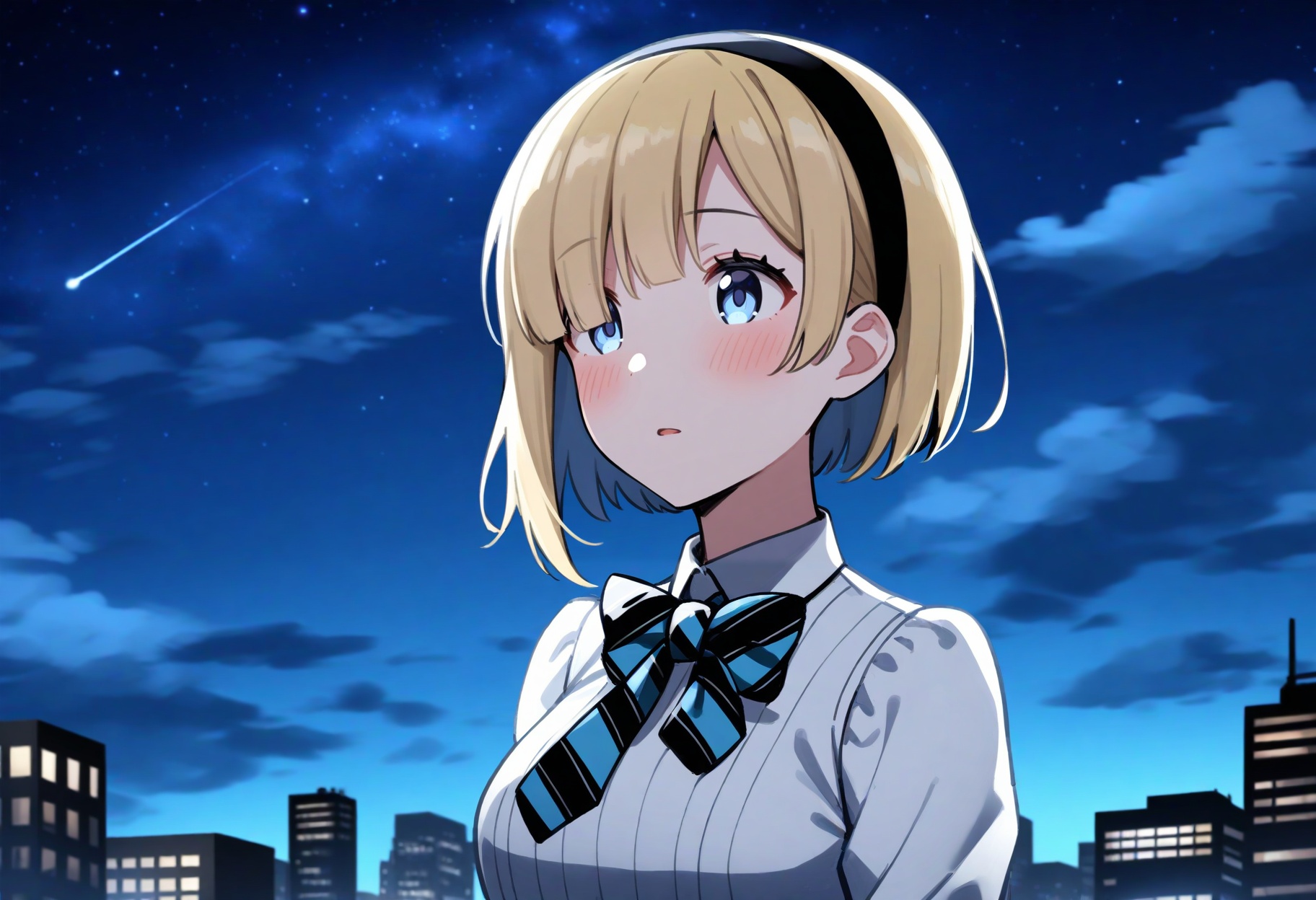 okuzora kohaku,  hair over half eye,  1girl on Tensor.Art