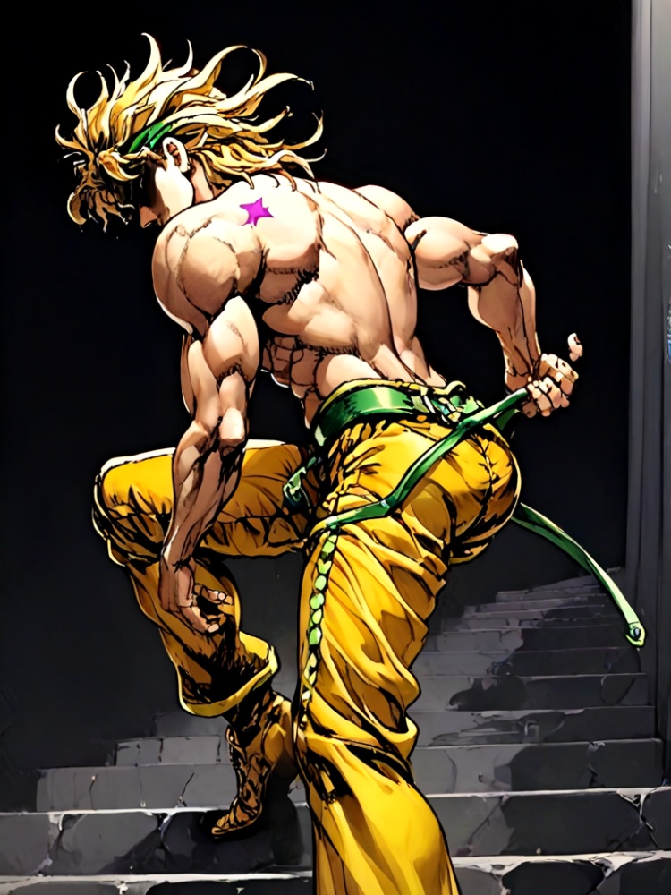 dio and his star birthmark by 鬼畫符 on Tensor.Art