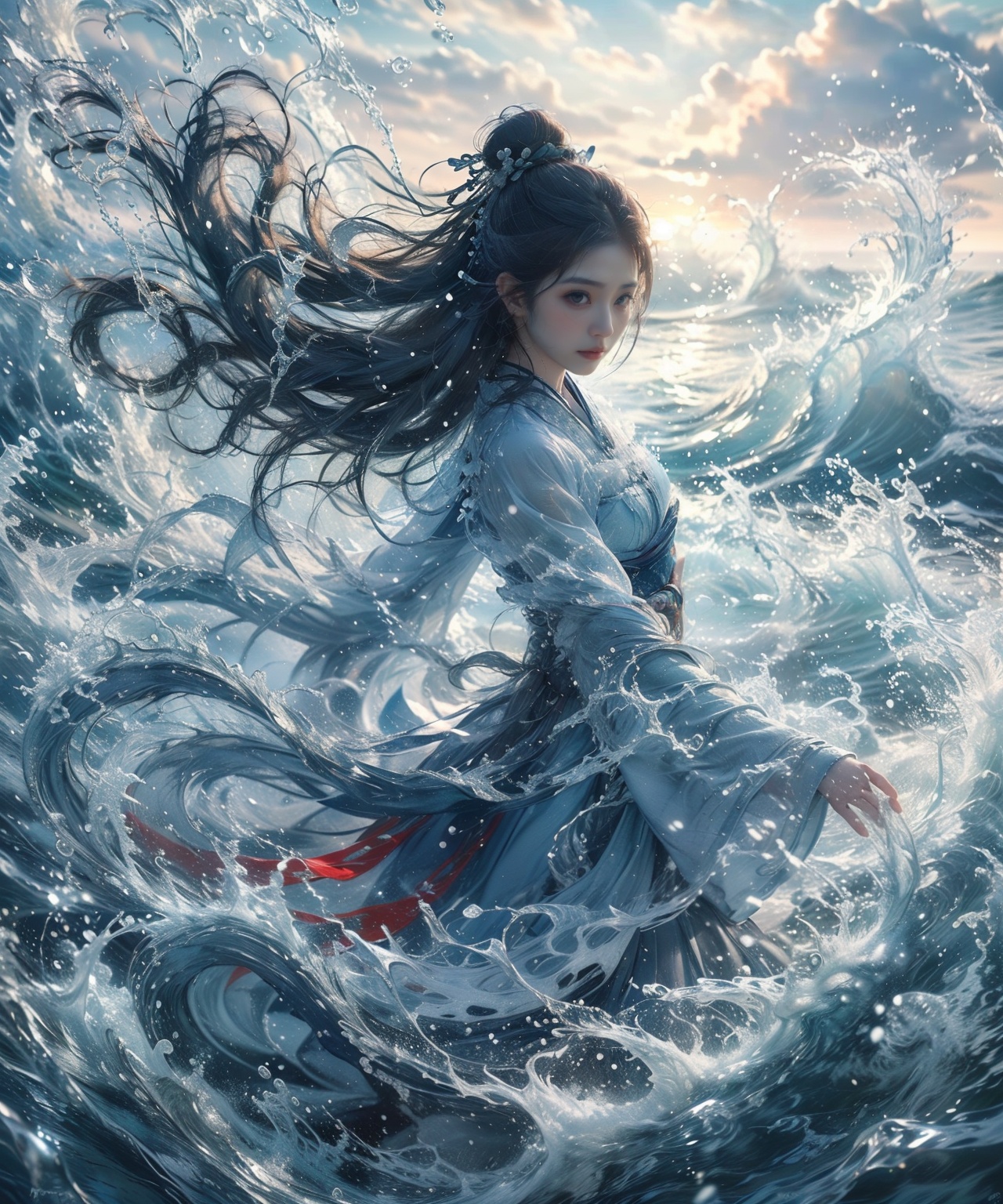 haifeisi,  1girl,  water on Tensor.Art