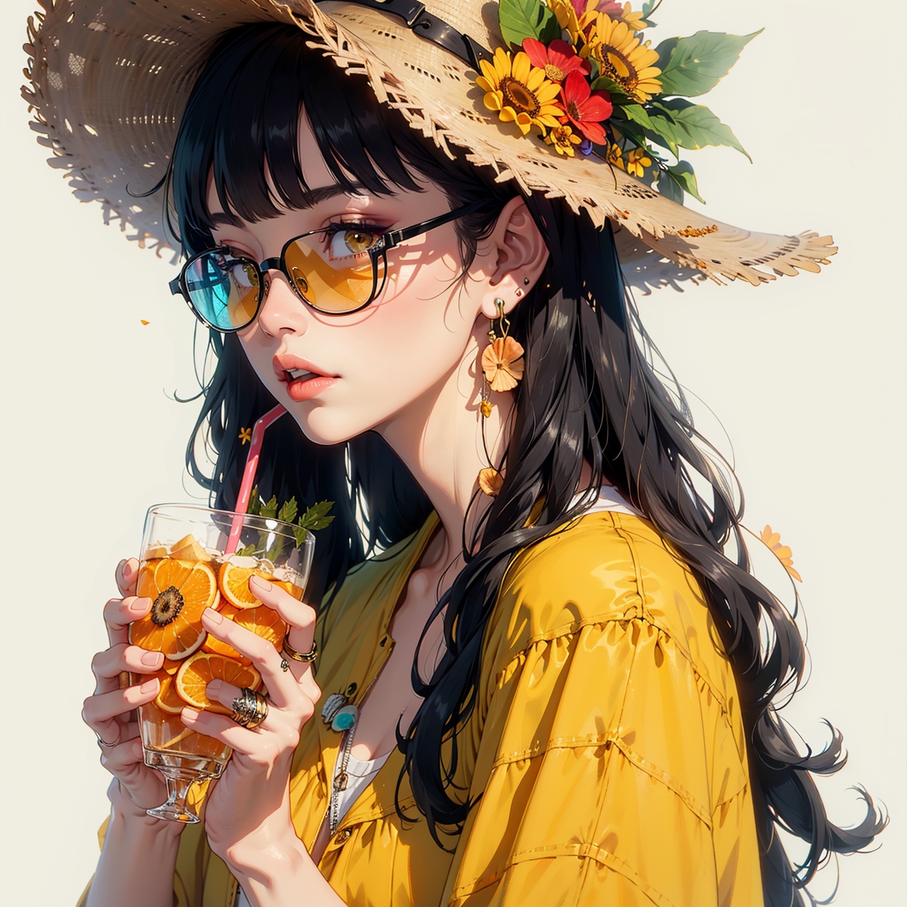 1girl,  solo,  starfish on Tensor.Art