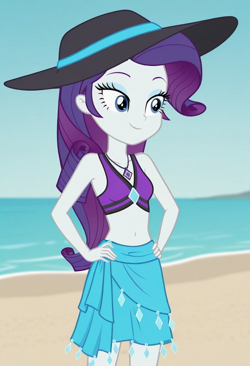 rarity_swimsuit,  Equestria Girls,  Rarity on Tensor.Art