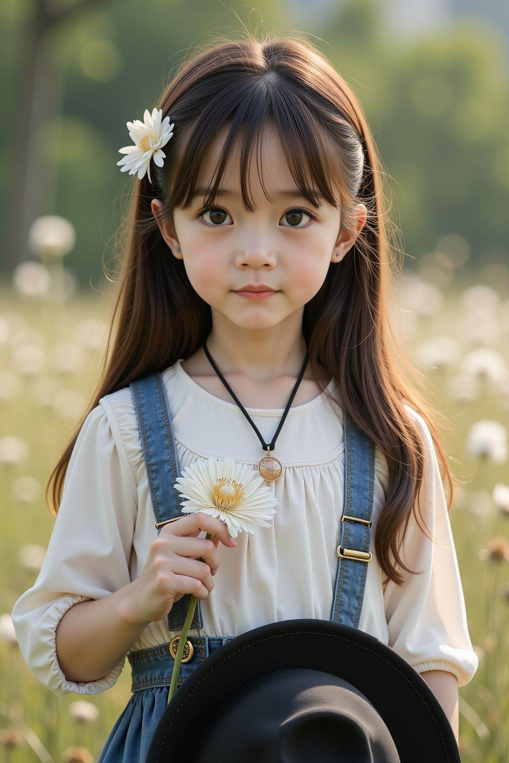 This is a photograph of a young girl,  solo,  long hair on Tensor.Art