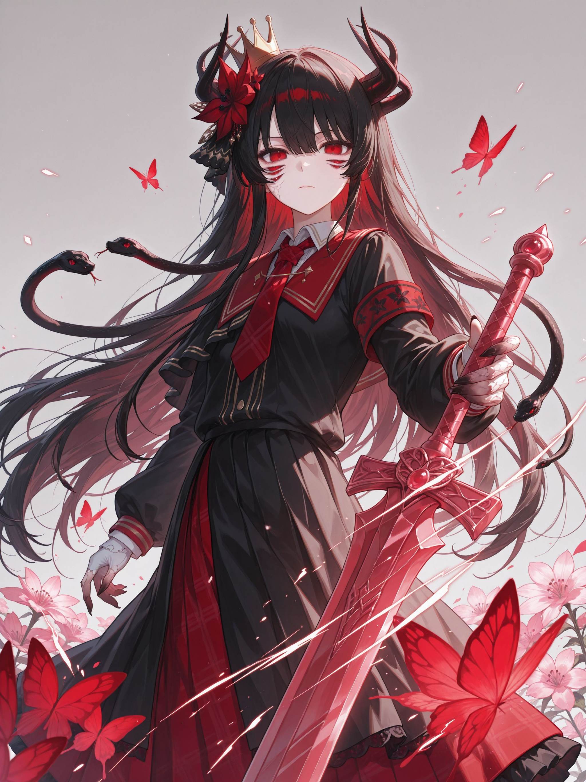 Nikaidou Hiro,  1girl,  solo on Tensor.Art