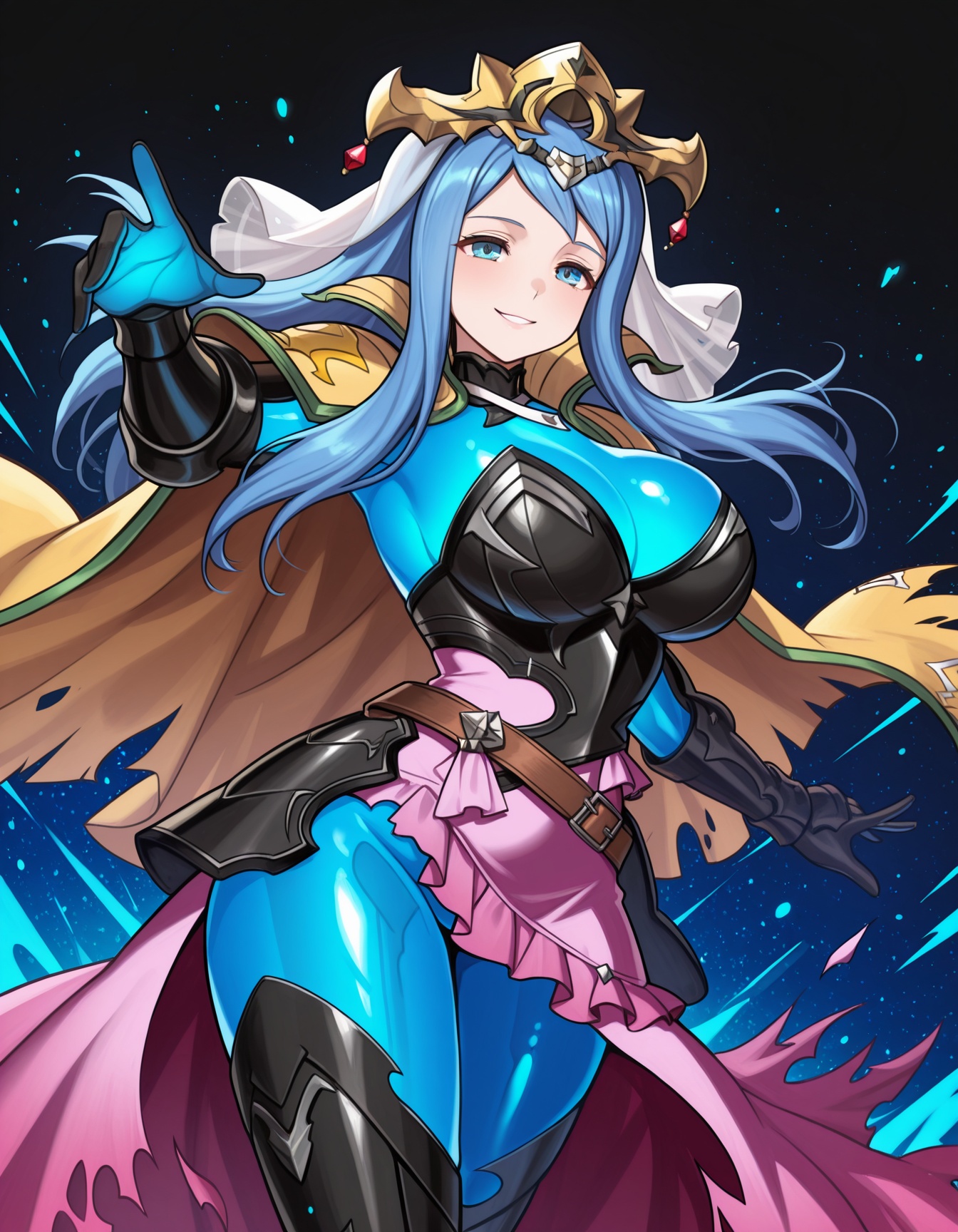 curvy,  HelOutfit,  black armor on Tensor.Art