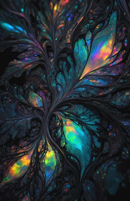 Iridescent opal style,  macro,  concept art on Tensor.Art