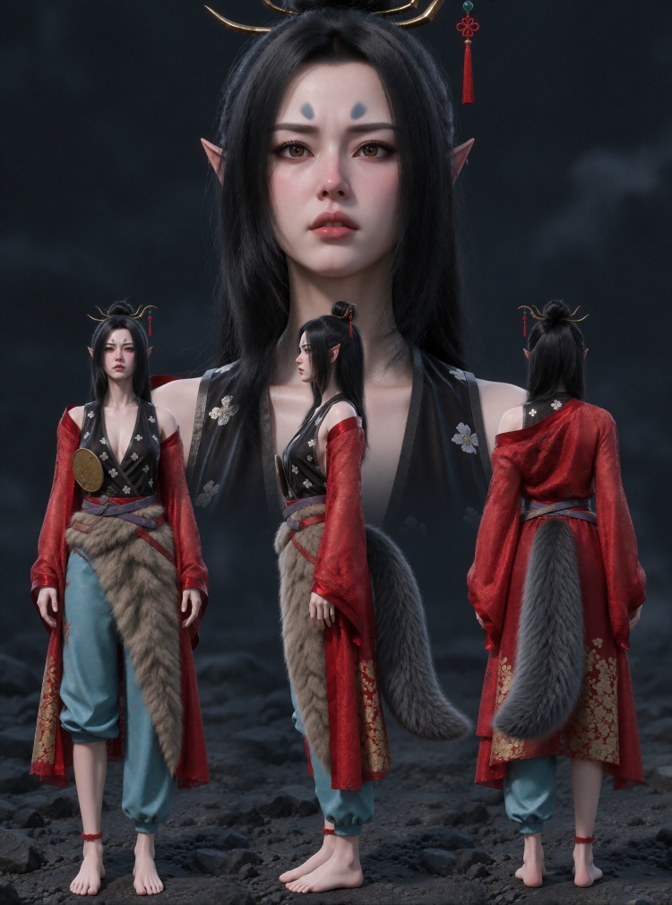 Krea2角色系列-萍萍黑悟空 by Tianchimp on Tensor.Art