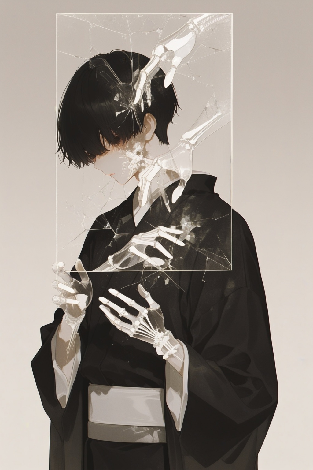 1boy,  solo,  upper_body by MissFidonyo on Tensor.Art