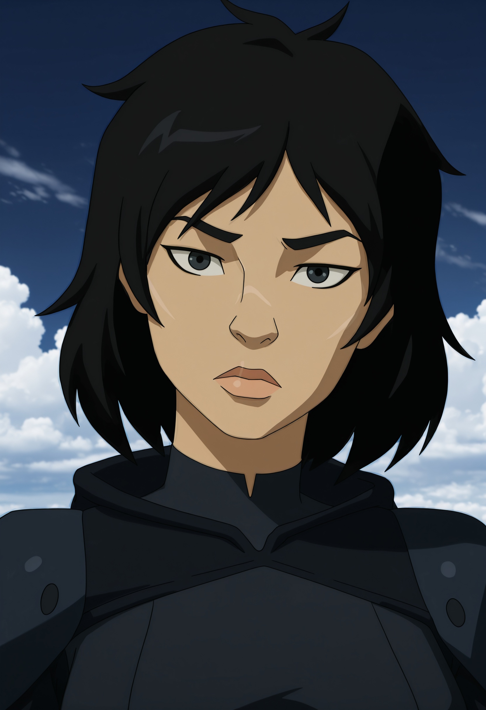 rphilf,  black hair,  bodysuit on Tensor.Art