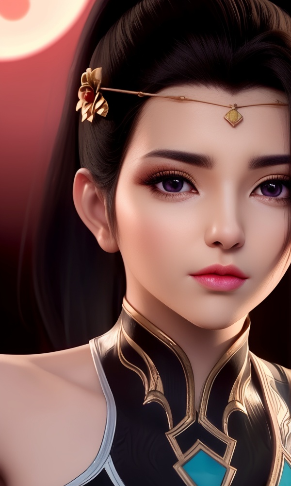 (,1girl, ,best quality, ),looking at viewer, <lora:378-DA-大主宰-唐芊儿:0.8> ,,ultra detailed background,ultra detailed background,ultra realistic 8k cg,, ,masterpiece, (( , )),, ,science fiction,mole, ,tamari \(flawless\),   ,red moon, black rose,     (()), (),
