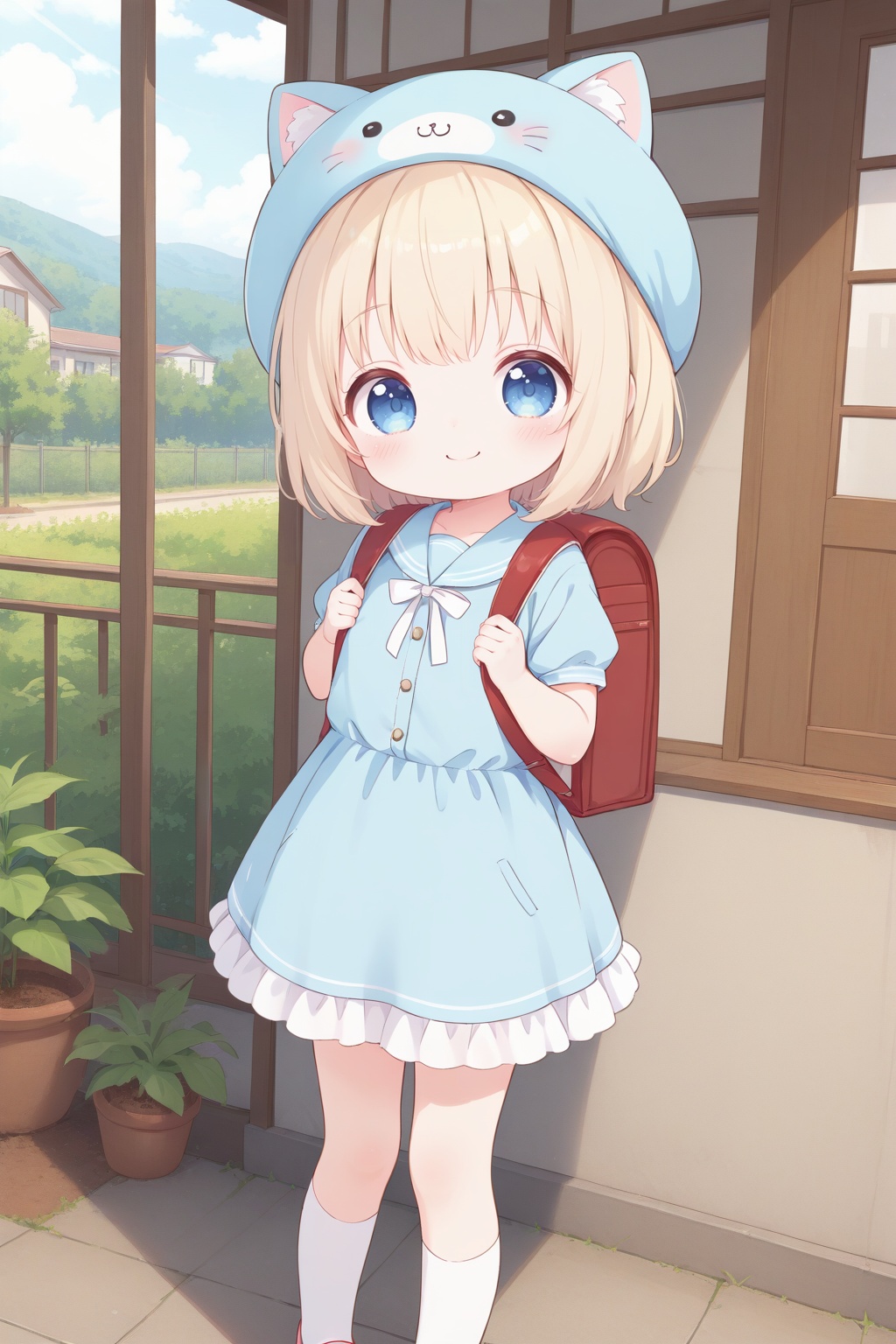 solo,1girl,cute girl,little_girl,loli,child,kawaii,smile,