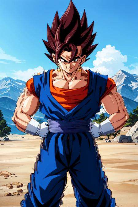 Vegetto,  1boy,  male focus on Tensor.Art