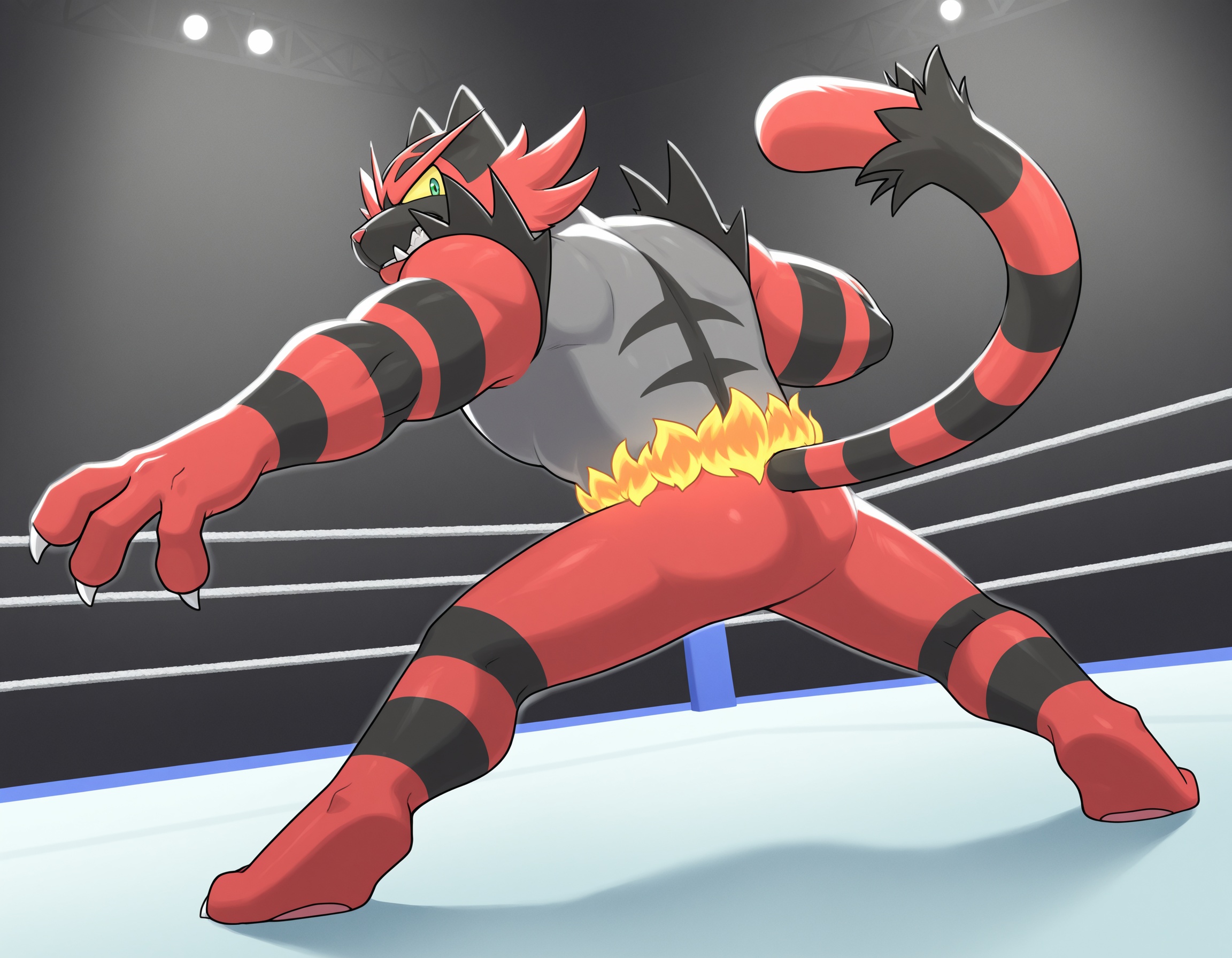 incineroar,  pokemon \(creature\),  pokemon \(species\) on Tensor.Art