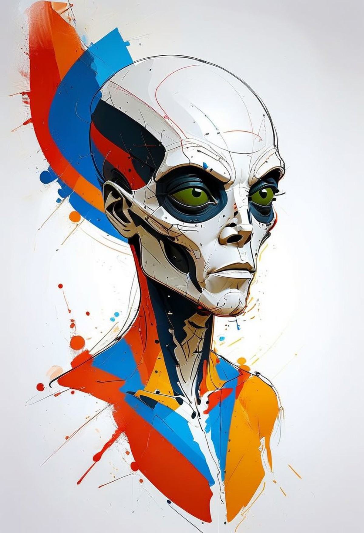 alien,  colorart on Tensor.Art