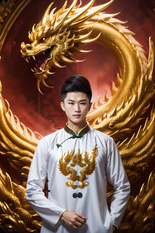 masterpiece,  best quality,  dragon_aodai_nam photo on Tensor.Art