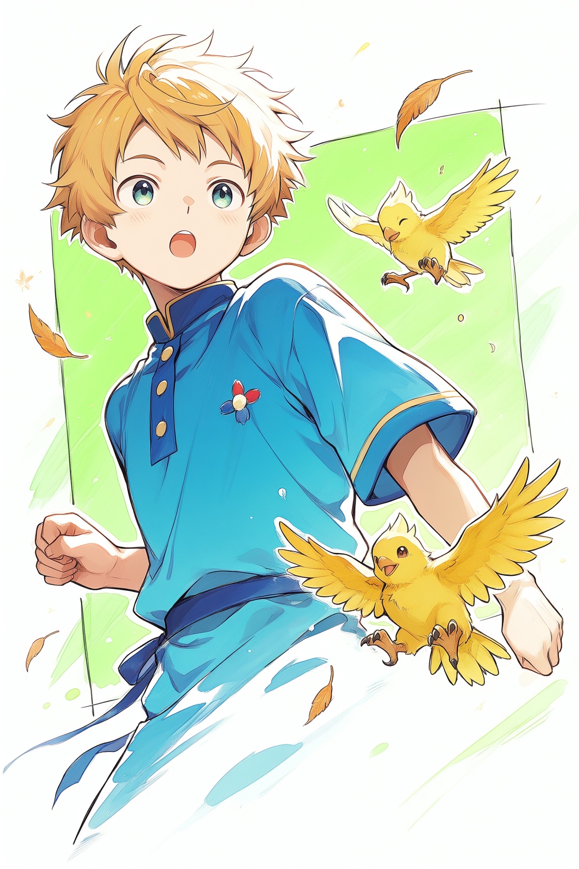 1boy,  solo,  light_blush on Tensor.Art