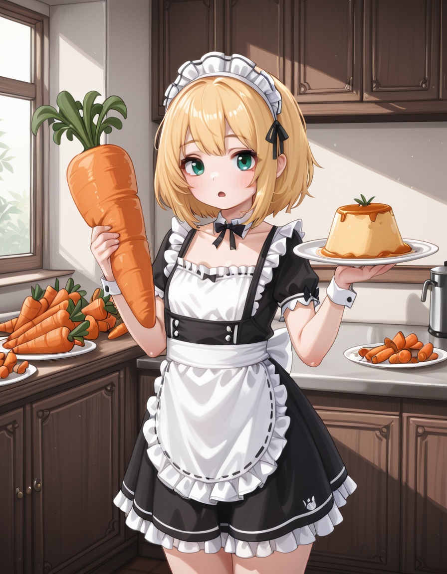 cstylemaid,  serving,  plate on Tensor.Art