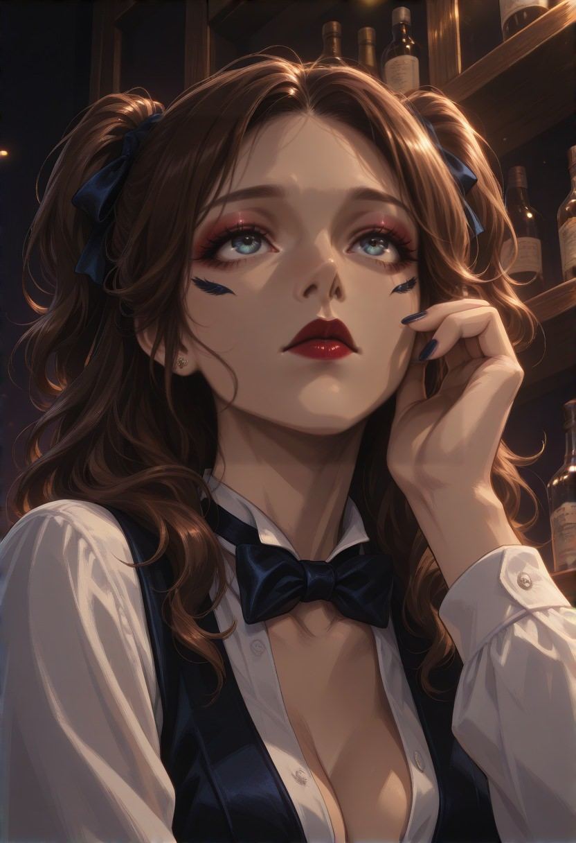 1girl,  water eyes,  detailed eyes on Tensor.Art