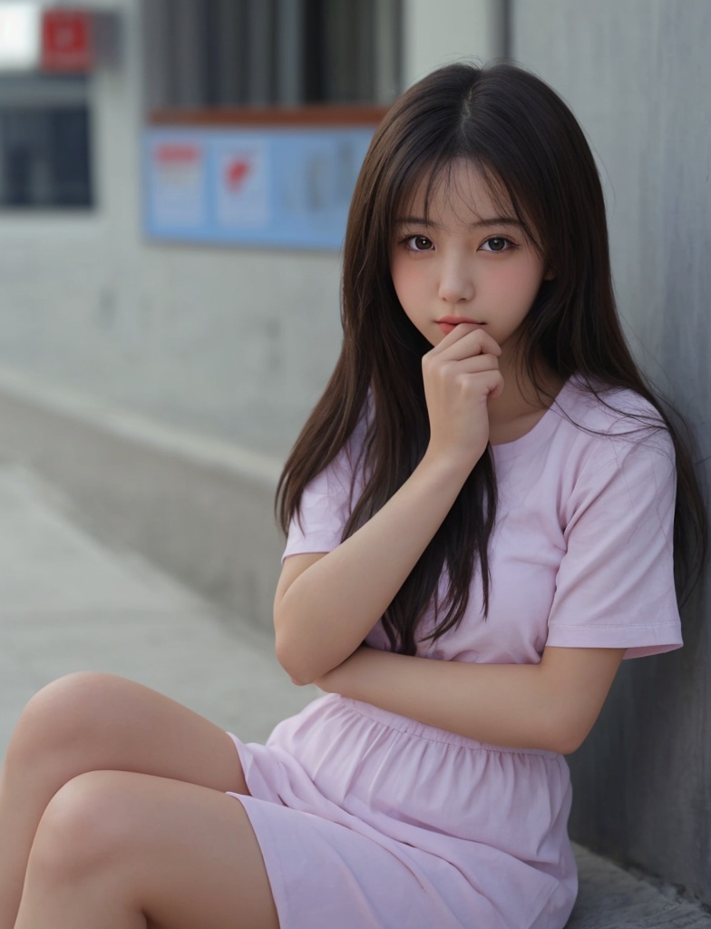 1girl,<lora:阿Q写实:0.8>,