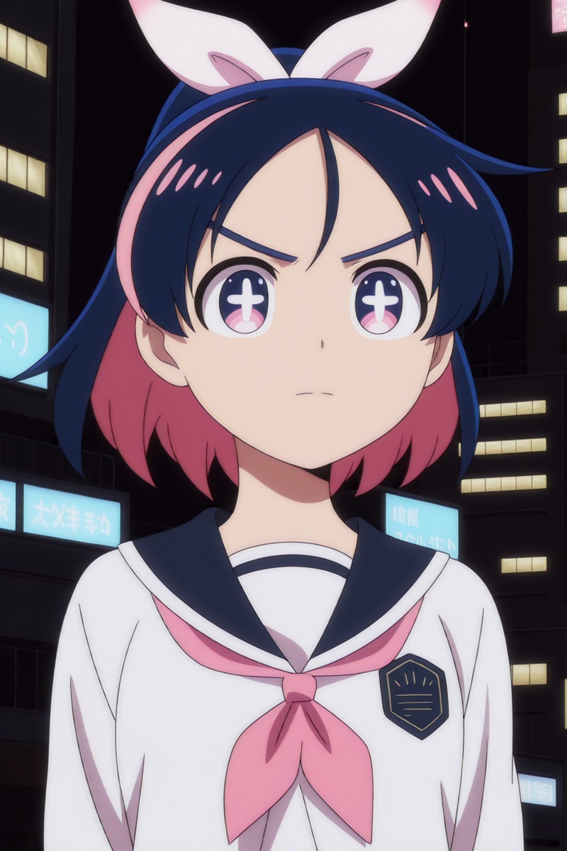 Aki Jougamine,  solo,  anime screencap on Tensor.Art