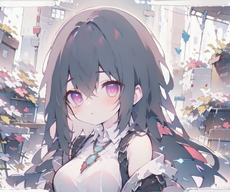 4k,8k,best quality, masterpiece,<lora:danmei:1>, man, disappointed expression, standing alone on dilapidated street, ragged clothes, covered in dust, surrounded by crumbling buildings and piles of garbage, people hurrying past, ignoring him, , medium breasts,dress,jitome,makeup,crossed bangs,hairpin,sunglasses,necklace , <lora:danmei:0.8>