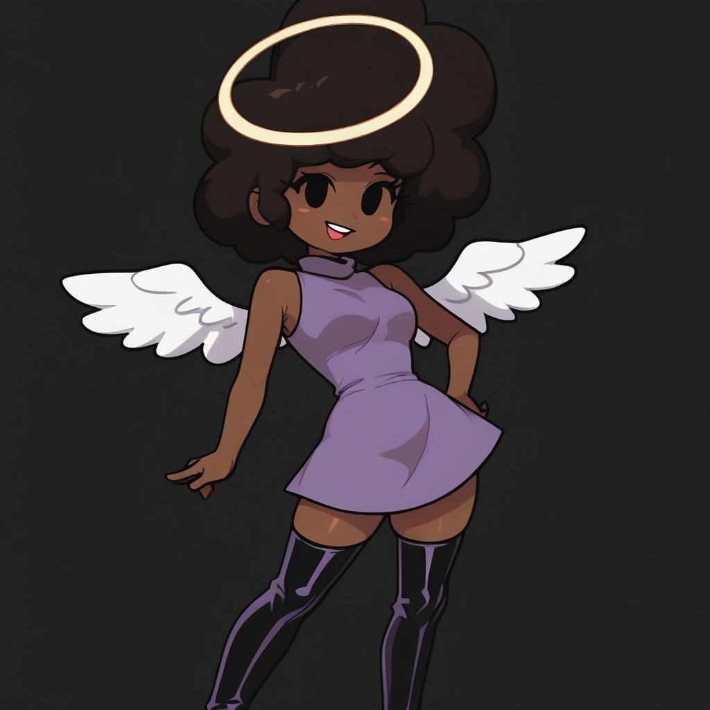 1girl,  solo,  thighhighs on Tensor.Art