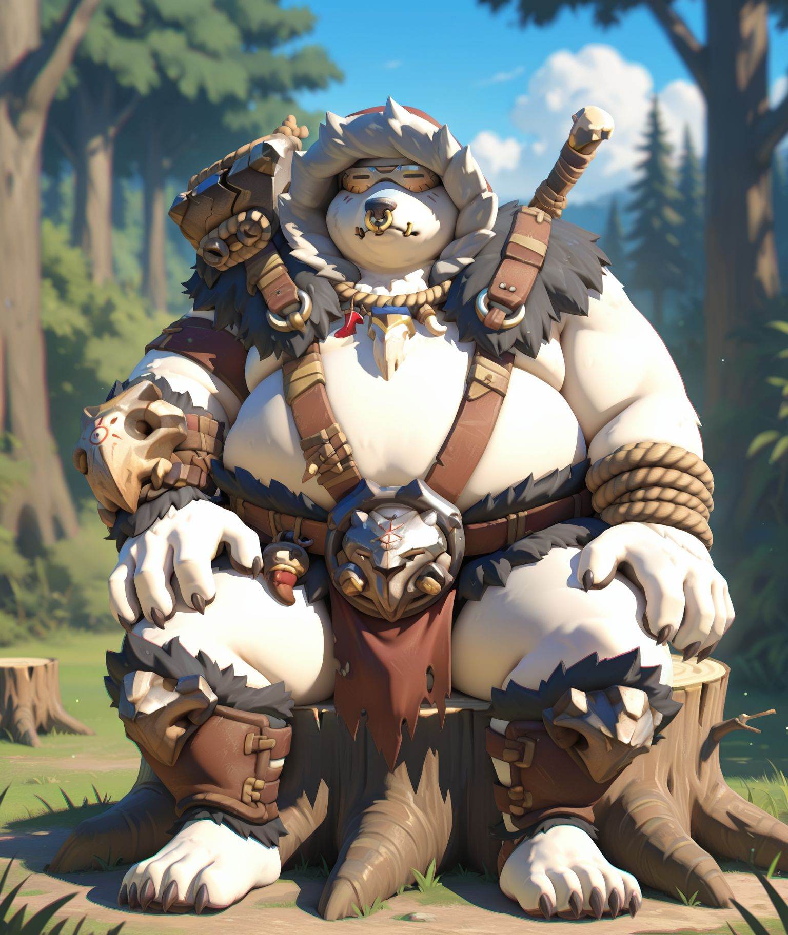 polarhog,  solo,  1boy on Tensor.Art