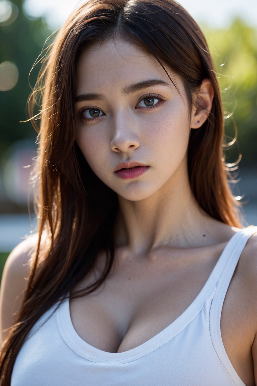 cinematic photo 1girl,  upper body on Tensor.Art