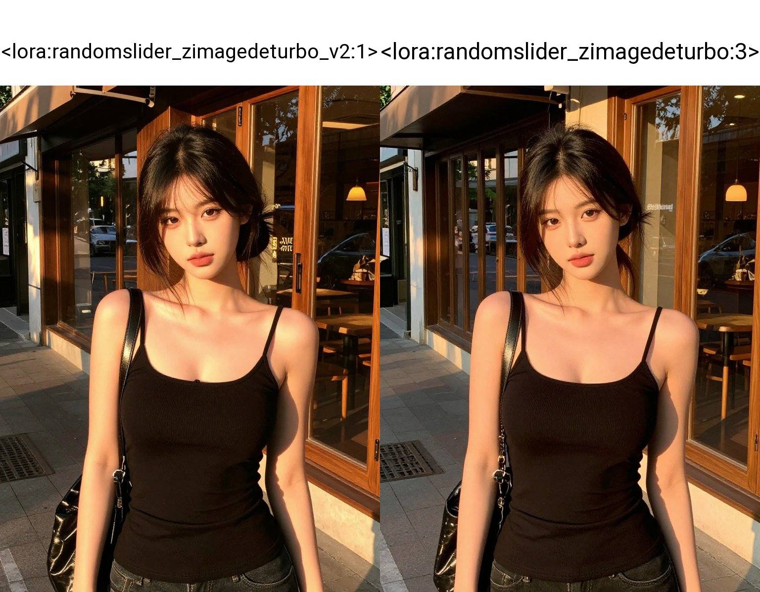 1girl,  storefront,  cleavage on Tensor.Art