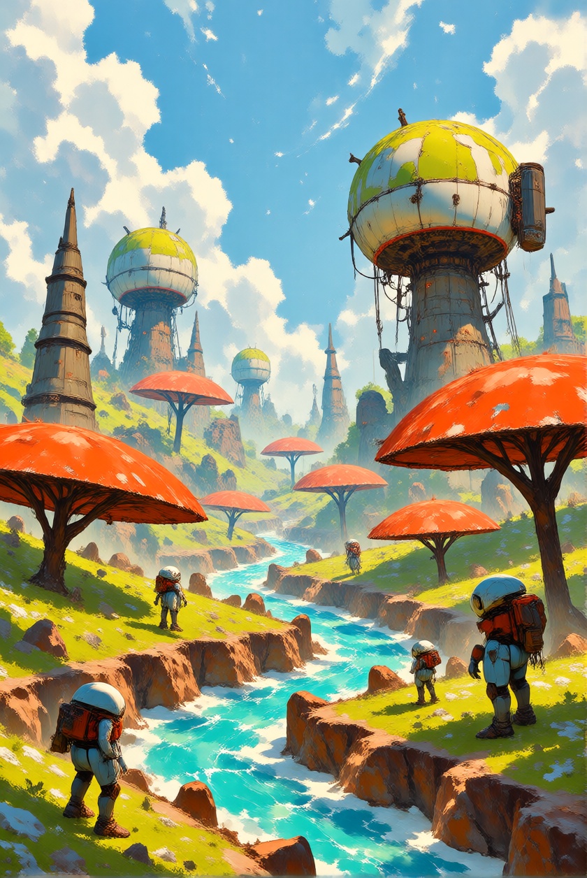 RawColorDaal,  digital painting rendered in an impressionistic style,  This is a vibrant on Tensor.Art