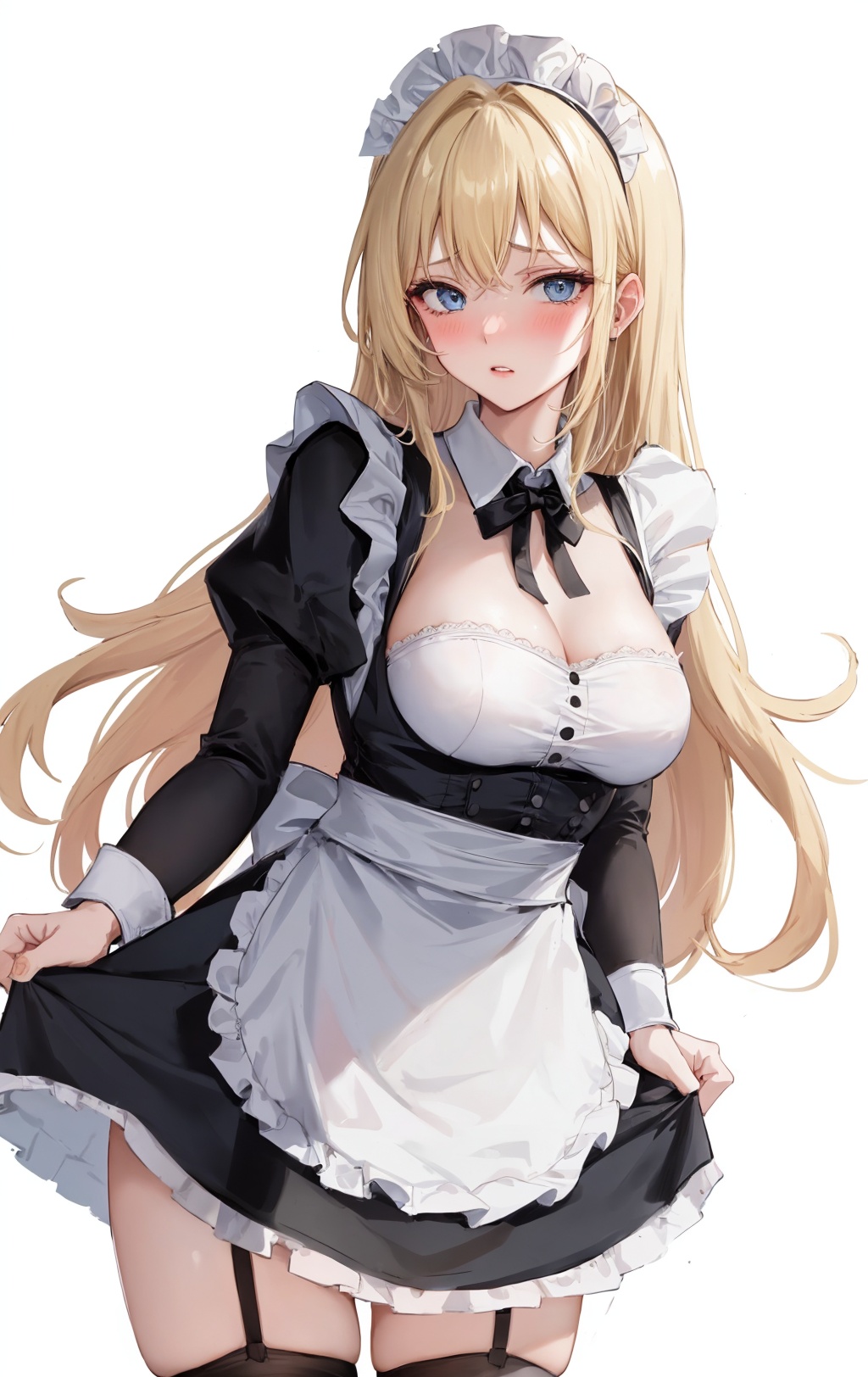 garter_straps,  1girl,  long_hair on Tensor.Art