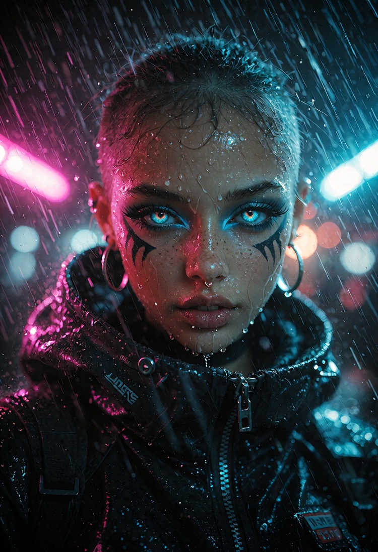 Krea2风格系列-赛博Bonkaiii风格_clean_style by getphat on Tensor.Art