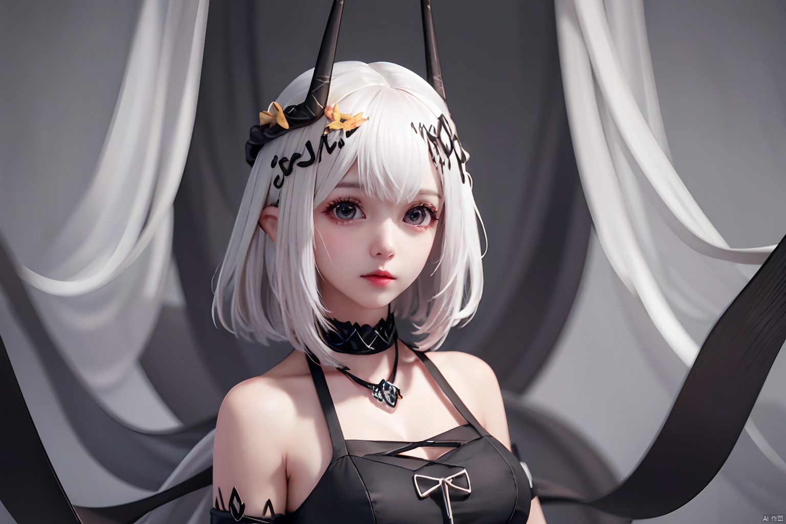 1girl, white hair,  hair ornament,  mature female,  shell, pearl, looking at viewer,  jewelry, detailed face, medium breasts,<lora:EMS-264163-EMS:0.800000>