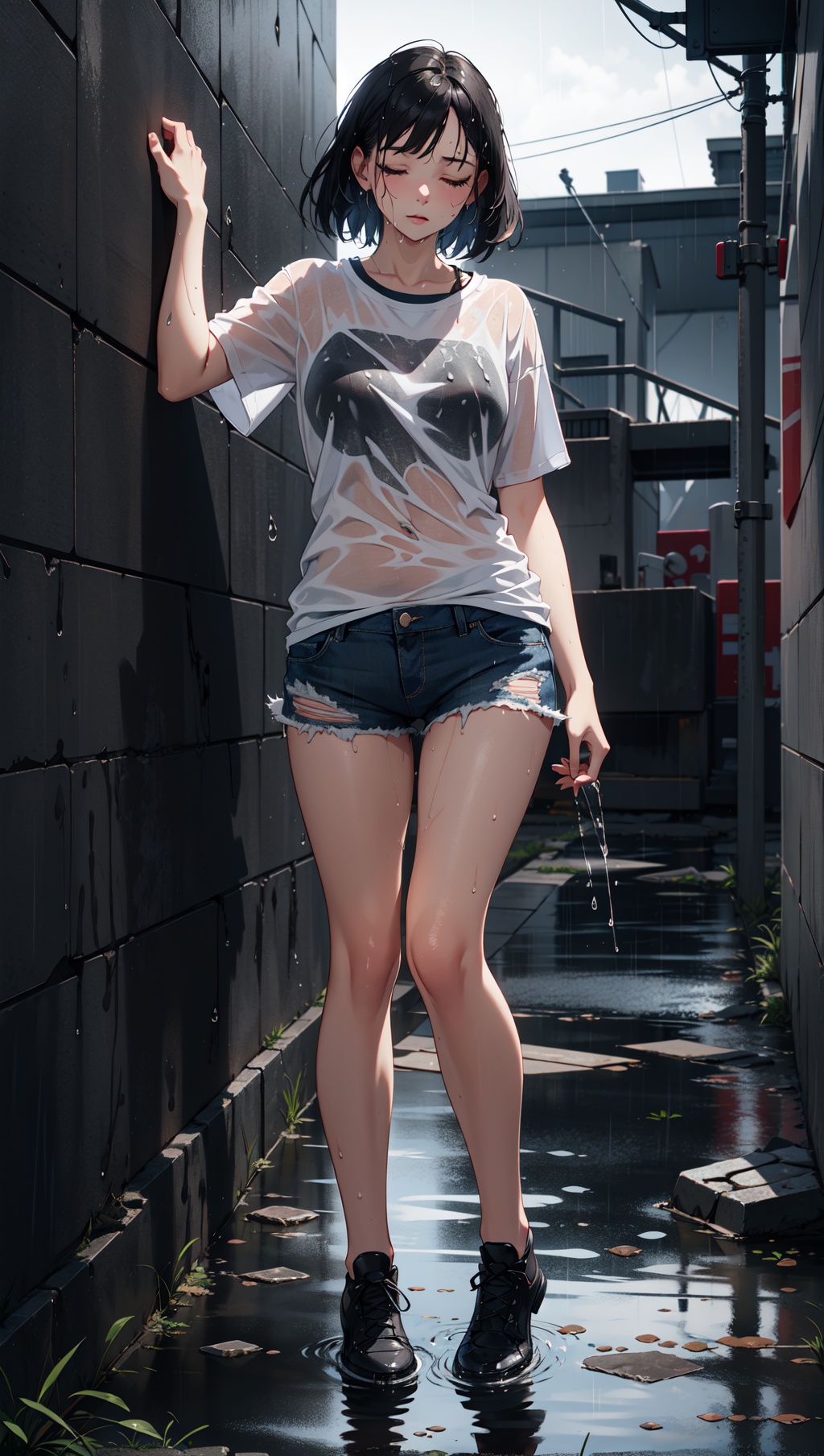 HDR photo of,  (full body shot),  a gorgeous sensual woman on Tensor.Art