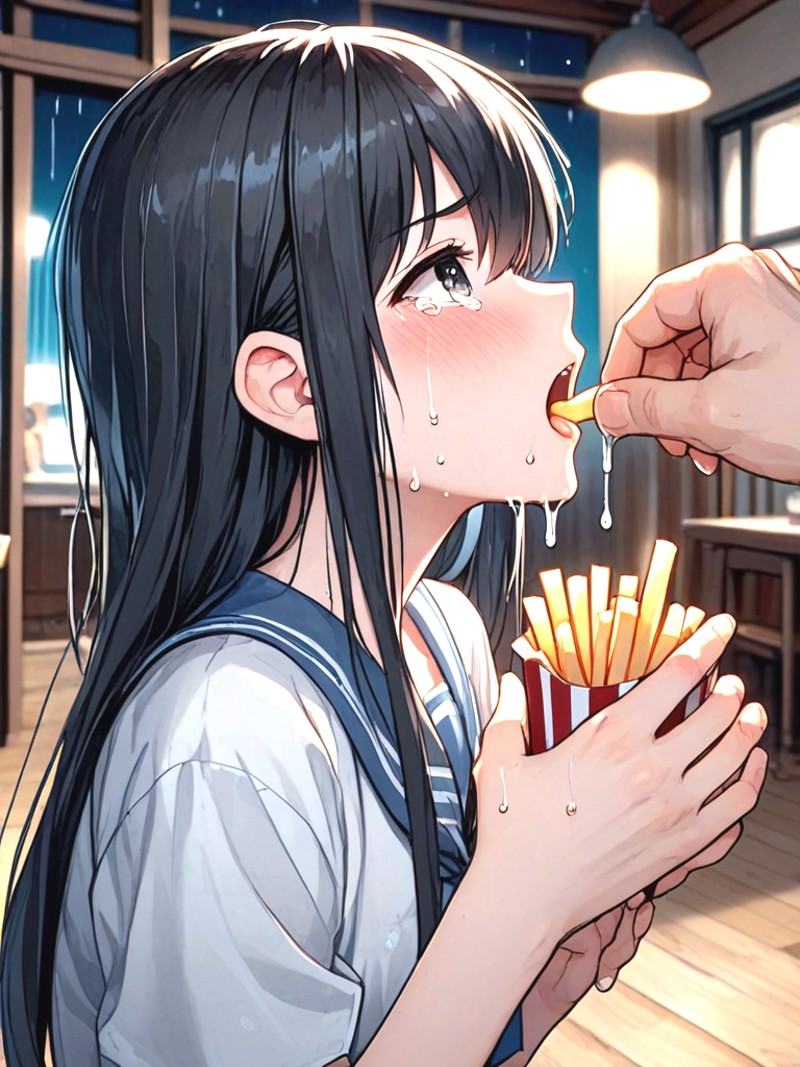 source_anime,  soggy fries,  pov hands on Tensor.Art