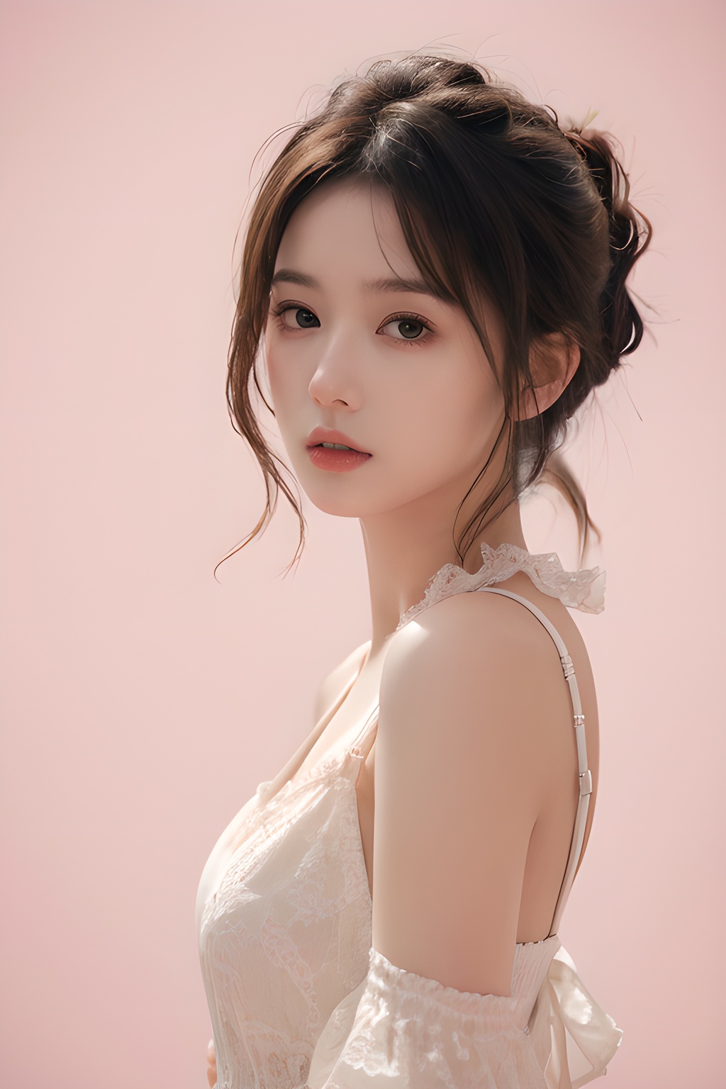 <lora:0818_09:0.7>,simple background,pink_,lolita,, 1girl,realistic,masterpiece, best quality, photorealistic, HDR,detail