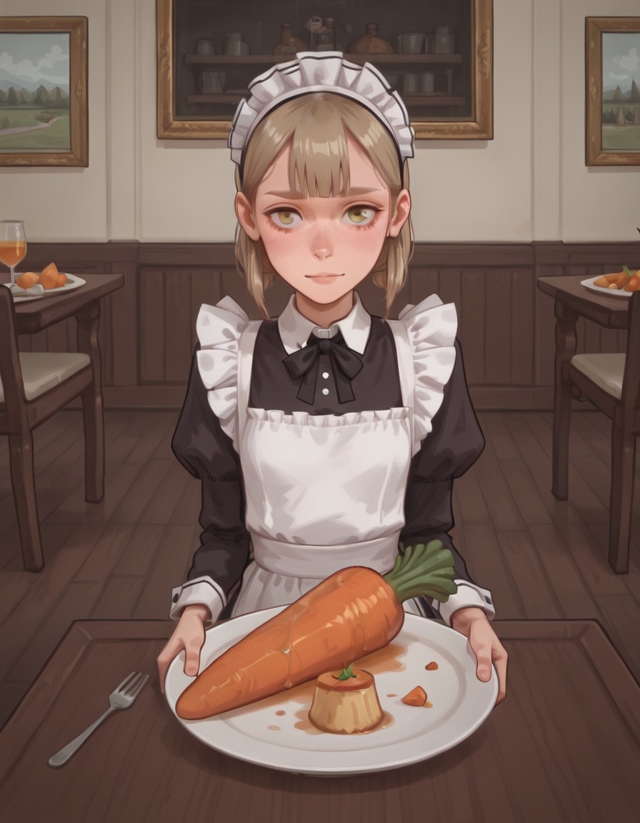 ystylemaid,  serving,  plate on Tensor.Art