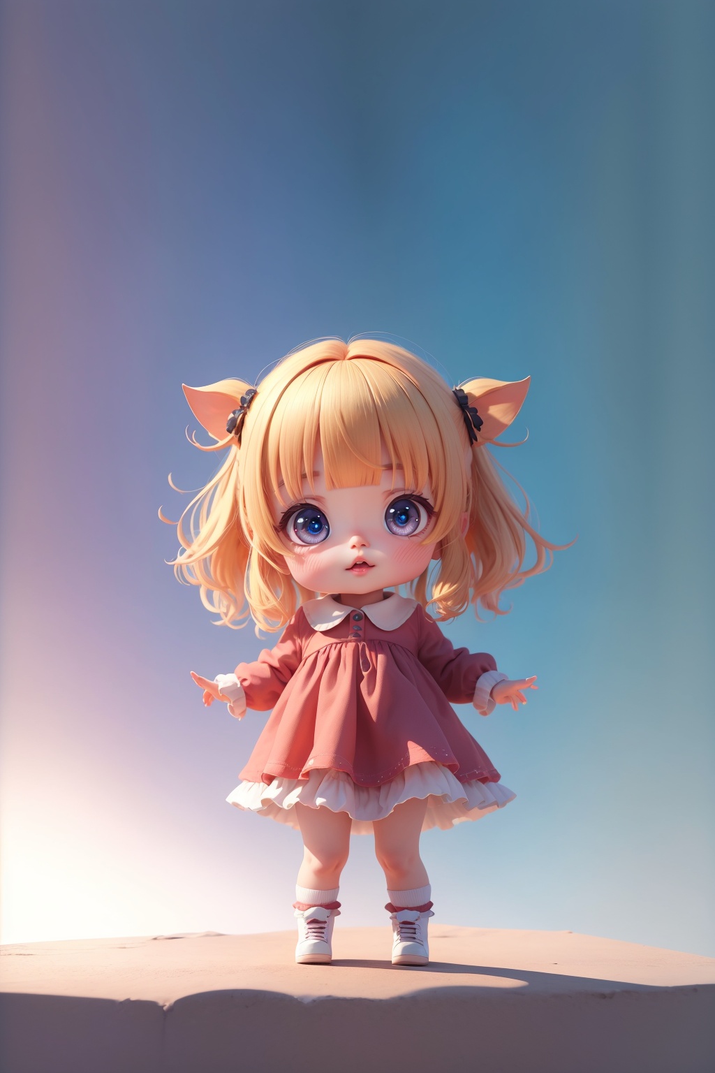 (((highres:1.3))),(((absurdres:1.3))),1girl,loli,kawaii,solo,child,fair_skin,chibi,baby face,park,C4D,OC,full_shot,looking_at_viewer,<lora:Q版人物形象-墨即-V1:1>,