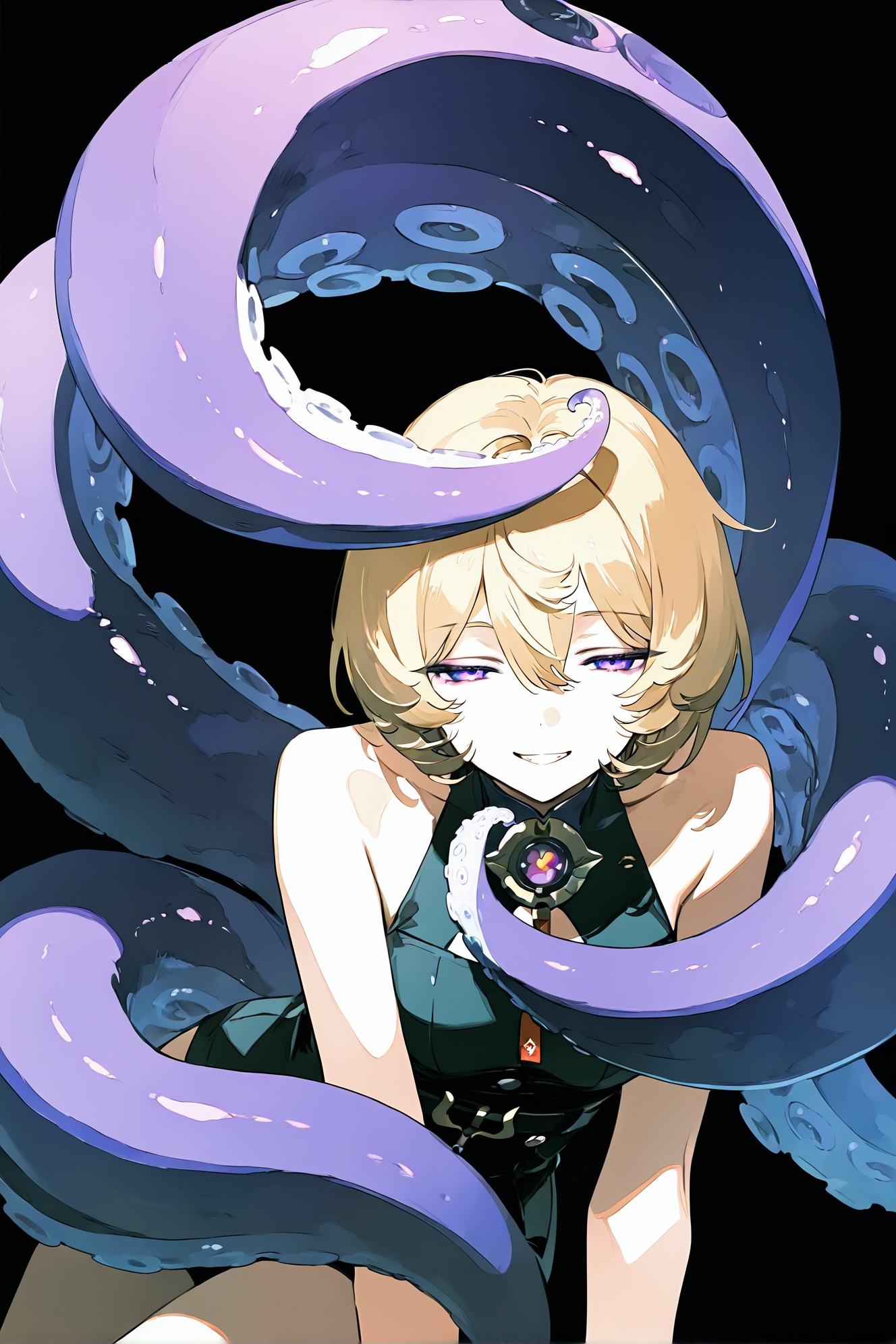 Yidhari\(ZenlessZoneZero\),  1girl,  tentacles on Tensor.Art